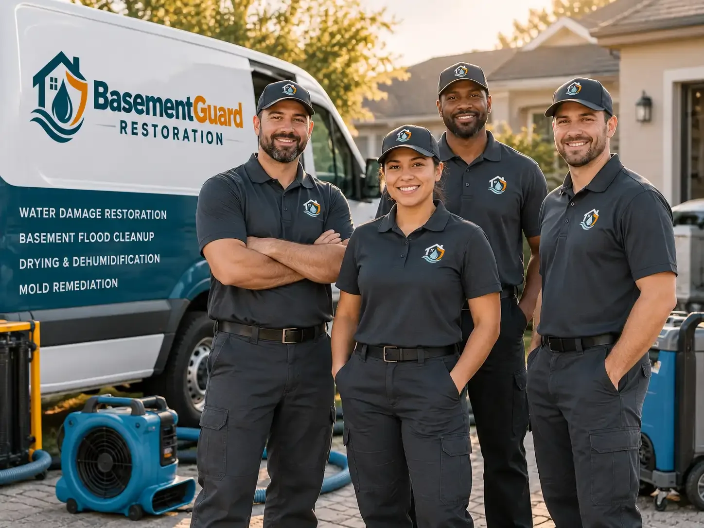 Basement Water Damage Restoration company in New Bavaria, OH